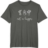 image:imageNot a Hugger Funny Cactus Gifts for Her TeensGirls TShirtAsphalt Grey