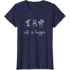image:imageNot a Hugger Funny Cactus Gifts for Her TeensGirls TShirtNavy Blue
