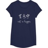 image:imageNot a Hugger Funny Cactus Gifts for Her TeensGirls TShirtNavy Blue