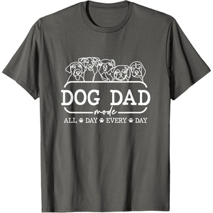 image:imageDog Dad Mode  Dog Dad Gift TShirtAsphalt Grey