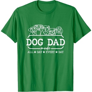image:imageDog Dad Mode  Dog Dad Gift TShirtKelly Green