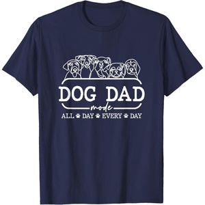 image:imageDog Dad Mode  Dog Dad Gift TShirtNavy Blue