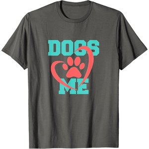 image:imageDogs Love Me  Dog Dad Gift TShirtAsphalt Grey