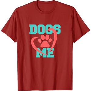 image:imageDogs Love Me  Dog Dad Gift TShirtCranberry Red