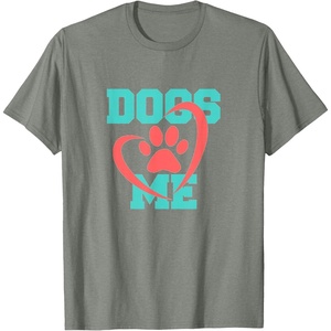 image:imageDogs Love Me  Dog Dad Gift TShirtOlive Heather