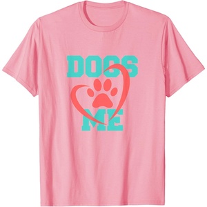 image:imageDogs Love Me  Dog Dad Gift TShirtPink