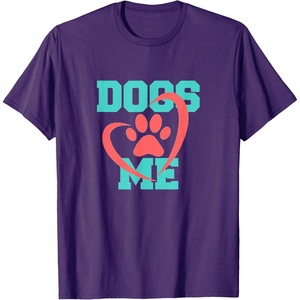 image:imageDogs Love Me  Dog Dad Gift TShirtPurple