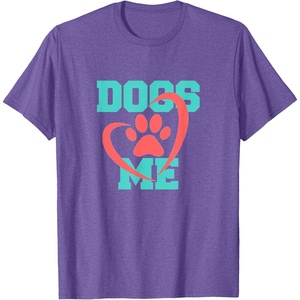 image:imageDogs Love Me  Dog Dad Gift TShirtPurple Heather
