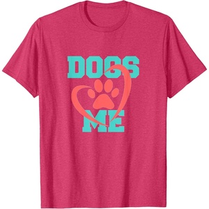 image:imageDogs Love Me  Dog Dad Gift TShirtRed Heather