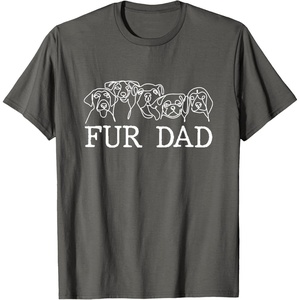 image:imageFur Dad  Dog Dad Gift TShirt for Men WomenAsphalt Grey
