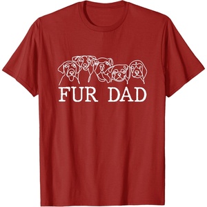 image:imageFur Dad  Dog Dad Gift TShirt for Men WomenCranberry Red