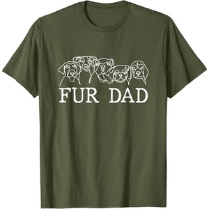 image:imageFur Dad  Dog Dad Gift TShirt for Men WomenOlive Green