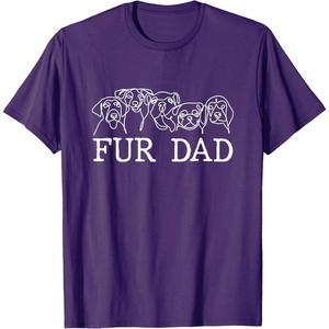 image:imageFur Dad  Dog Dad Gift TShirt for Men WomenPurple