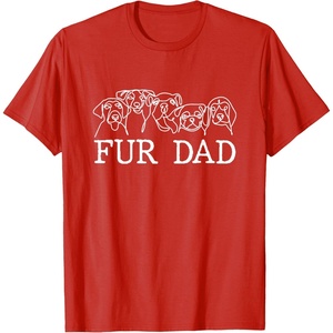 image:imageFur Dad  Dog Dad Gift TShirt for Men WomenRed