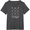 image:imagePray  Great gift for Christian and Religious Women TShirtDark Heather Grey