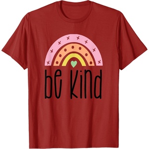 image:imageBe Kind Rainbow Gifts for Women Sisters Aunts Girlfriends TShirtCranberry Red