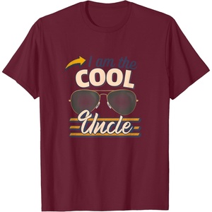 image:imageI am the Cool Uncle Gift TShirtBurgundy