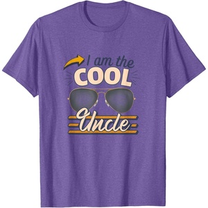 image:imageI am the Cool Uncle Gift TShirtPurple Heather