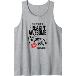 image:imageFuture wife looks like gift fiancee gift Tank TopHeather Grey