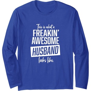 image:imageThis is what an awesome husband looks like funny gift Long Sleeve TShirtRoyal Blue
