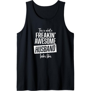 image:imageThis is what an awesome husband looks like funny gift Tank TopBlack