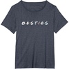 image:imageB E S T I E S Bestfriend Gifts Sisterhood Gifts TShirtHeather Blue