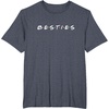image:imageB E S T I E S Bestfriend Gifts Sisterhood Gifts TShirtHeather Blue
