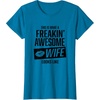 image:imageThis is what an awesome wife looks like lip gift TShirtSapphire Blue