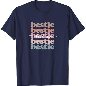 image:imageBestie  Bestfriend Gifts Sisterhood Gift Friendship Gift TShirtNavy Blue