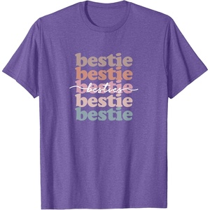 image:imageBestie  Bestfriend Gifts Sisterhood Gift Friendship Gift TShirtPurple Heather