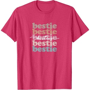 image:imageBestie  Bestfriend Gifts Sisterhood Gift Friendship Gift TShirtRed Heather