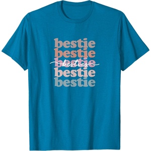 image:imageBestie  Bestfriend Gifts Sisterhood Gift Friendship Gift TShirtSapphire Blue
