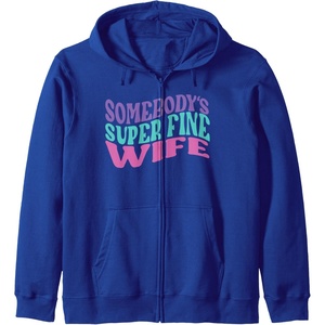 image:imageFunny Wife Retro Zip HoodieRoyal Blue