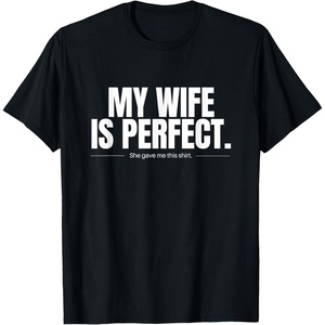 image:imageMy Wife Is Perfect  Funny Husband Gift TShirtBlack