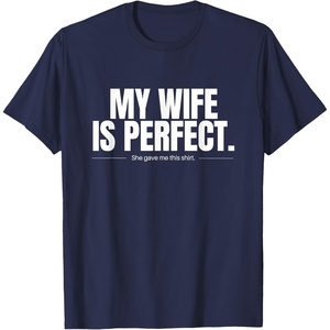 image:imageMy Wife Is Perfect  Funny Husband Gift TShirtNavy Blue