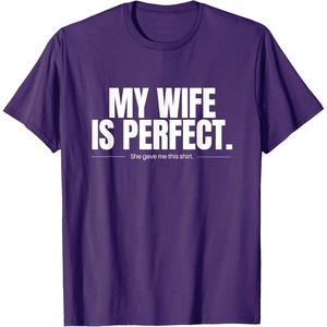 image:imageMy Wife Is Perfect  Funny Husband Gift TShirtPurple