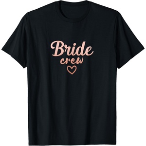 image:imageBride Crew Bridesmaid Gifts Brides Gift TShirtBlack