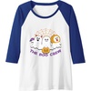 image:imageThe Boo Crew  Funny Spooky Halloween Gifts Raglan Baseball TeeRoyal BlueWhite