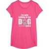 image:imageIm Only Talking to My Dog Today  Dog Lover Gift TShirtPink Heather