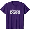 image:imageEasily Distracted by Dogs  Dog Lover Gifts TShirt for Men Women KidsPurple