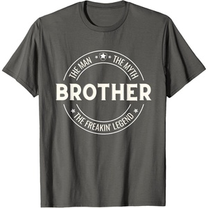 image:imageBrother  The Man The Myth The Legend Funny Gift TShirtAsphalt Grey