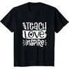 image:imageTeach Love Inspire  Great gift for Teachers TShirtBlack