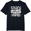 image:imageTeach Love Inspire  Great gift for Teachers TShirtBlack