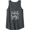 image:imageToday I Choose Joy Gift for Women Friends Sisters Tank TopDark Heather Grey