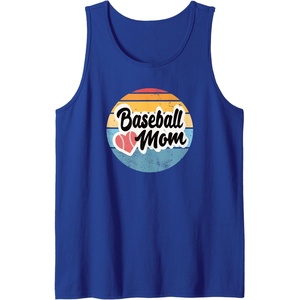 image:imageBaseball Mom Retro  Gift for Mother Tank TopRoyal Blue