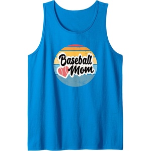 image:imageBaseball Mom Retro  Gift for Mother Tank TopSapphire Blue