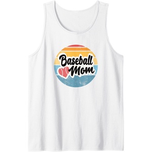 image:imageBaseball Mom Retro  Gift for Mother Tank TopWhite