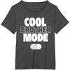 image:imageFunny Cool Brother Mode On Gift TShirtDark Heather Grey