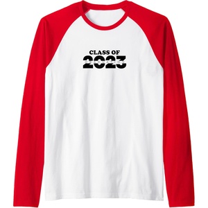 image:imageClass of 2023 Graduation Gift Class Of 2023 Raglan Baseball TeeRedWhite