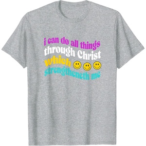 image:imageI can do all things inspirational gift TShirtHeather Grey